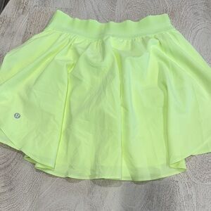 Lululemon Neon Yellow Women's Skirt